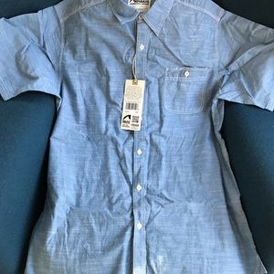 Mountain Khaki chambray s/s shirt Sz L